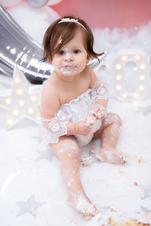 Family Photography in Phoenix, AZ. Cake Smash  &  Milk Bath-