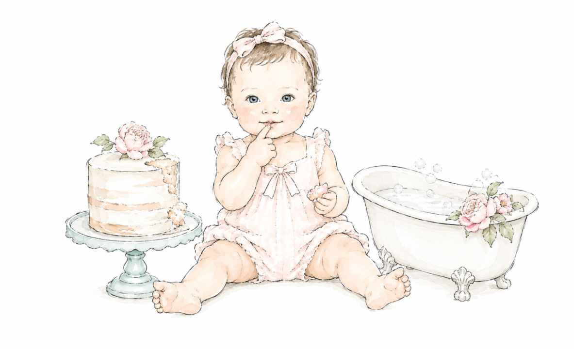 Cake Smash & Milk Bath Packages at Smile Please Photography Studio